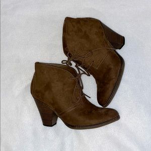 Women’s High Heel Brown Booties